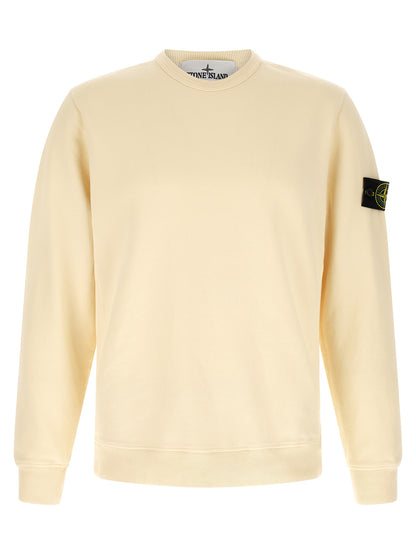 Stone Island Sweatshirt - White Cotton Optimal Comfort