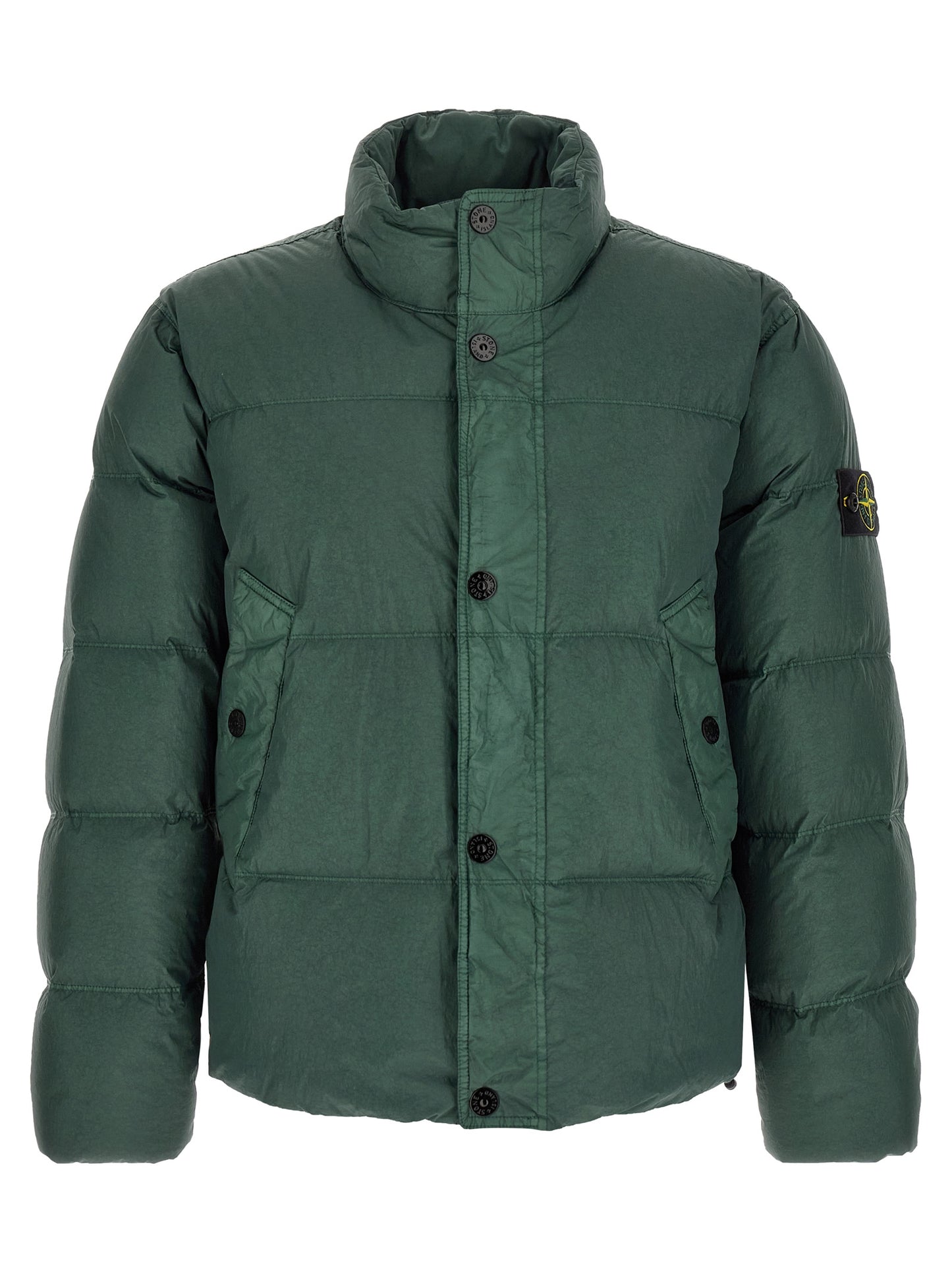 Stone Island Bicolor Polyamide Long Jacket