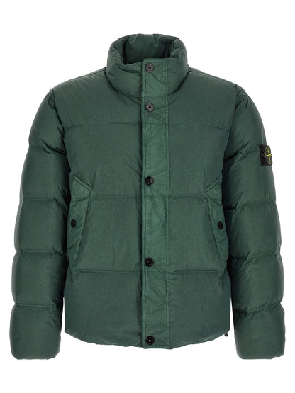Stone Island Bicolor Polyamide Long Jacket