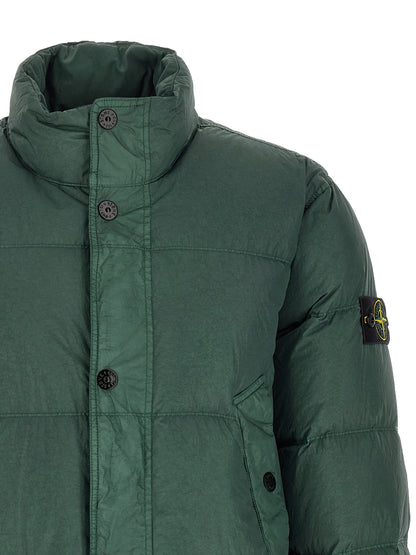 Stone Island Bicolor Polyamide Long Jacket