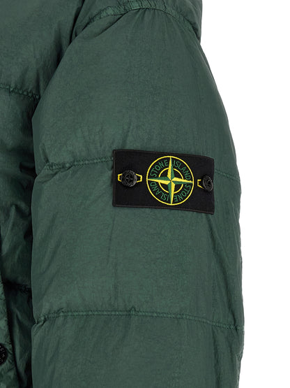Stone Island Bicolor Polyamide Long Jacket