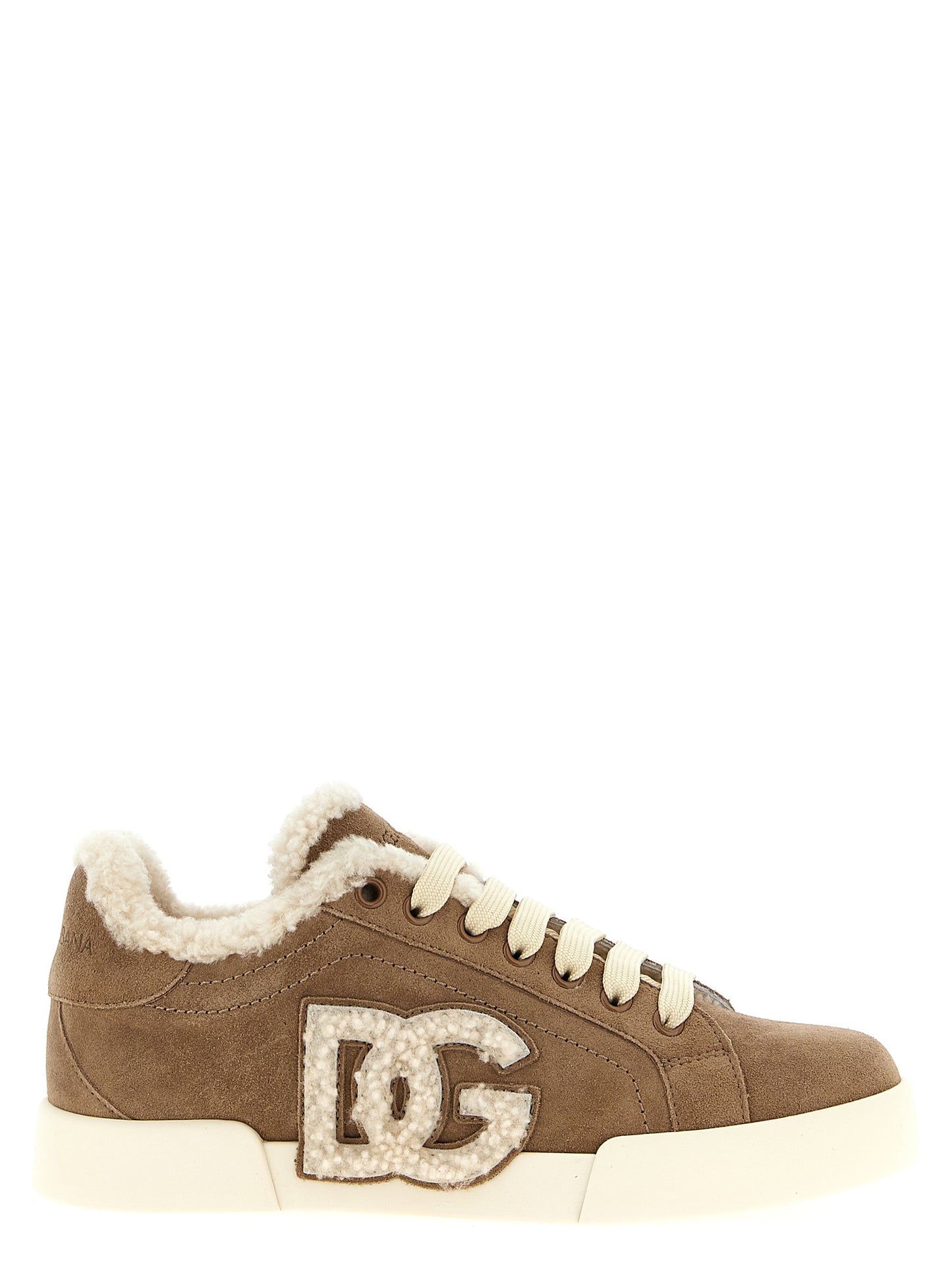 Zapatillas Dolce & Gabbana De Piel De Cordero Marron