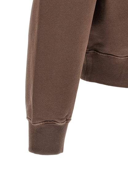 Jacquemus Brown Cotton Le Hoodie Gros Grain Hoodie