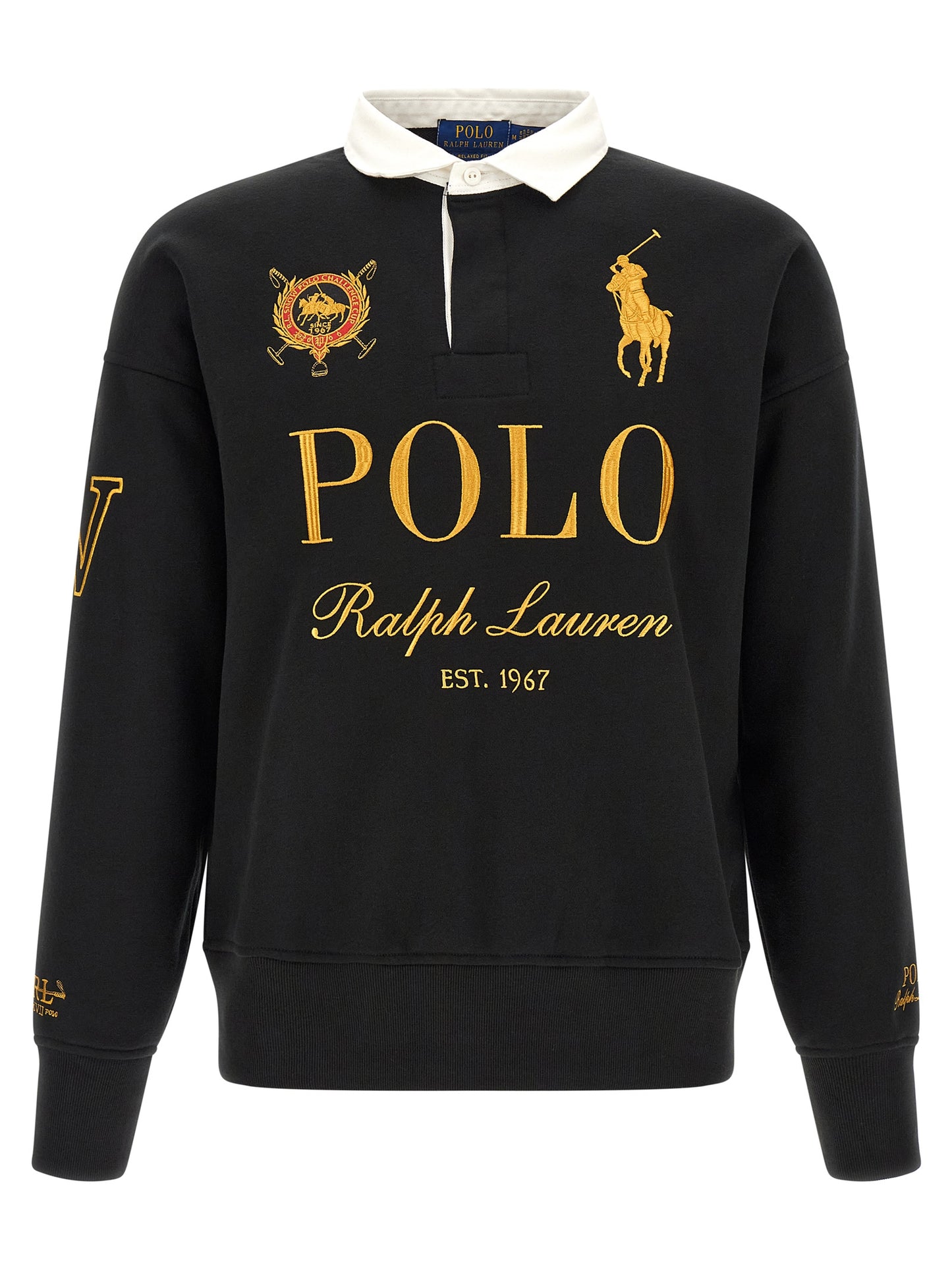 Camiseta Polo De Algodón Negra De Polo Ralph Lauren
