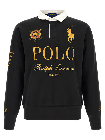 Camiseta Polo De Algodón Negra De Polo Ralph Lauren