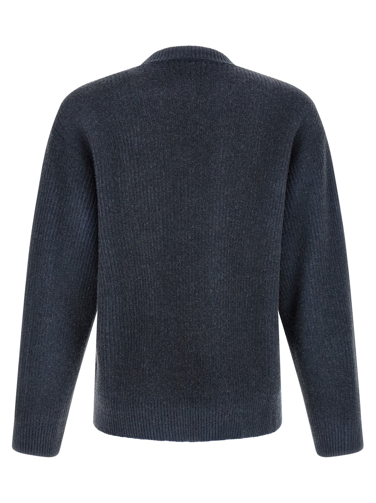 Diesel Blue Wool Cardigan - K-Pickler Structured Finish