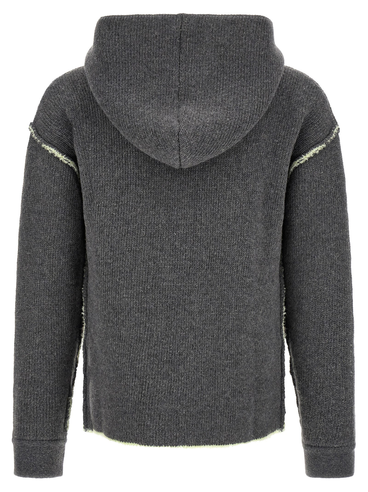 Sudadera Diesel De Lana Gris Con Diseño Contemporáneo