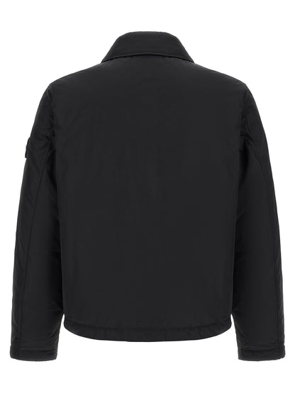 Chaqueta Técnica De Poliéster Negro Stone Island