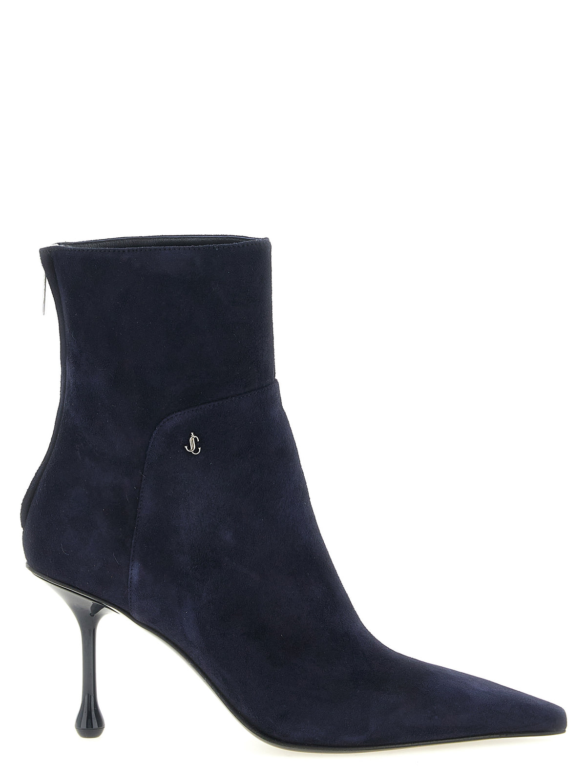 Jimmy Choo Cycas Model Blue Leather Ankle Boots
