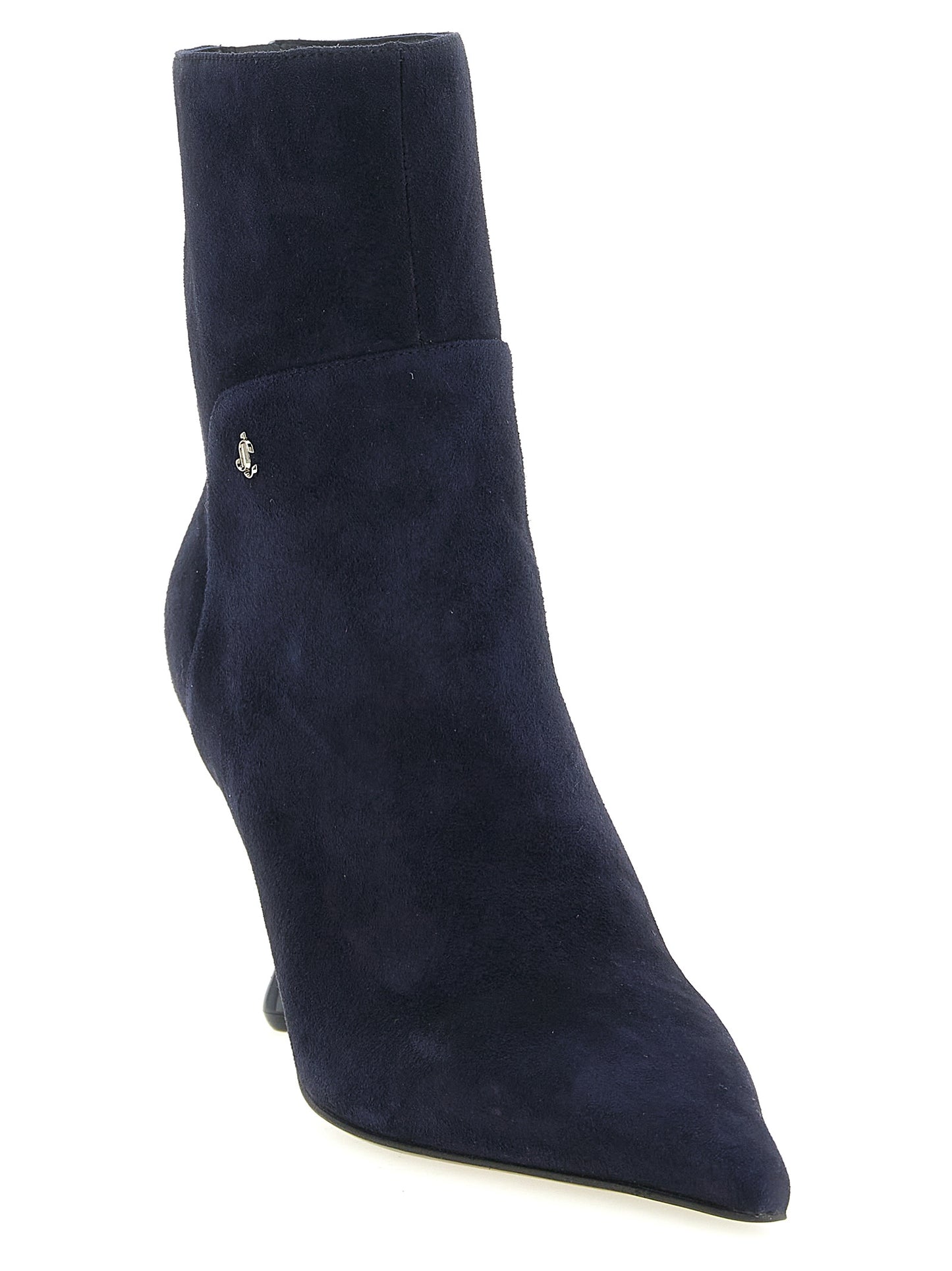 Jimmy Choo Cycas Model Blue Leather Ankle Boots