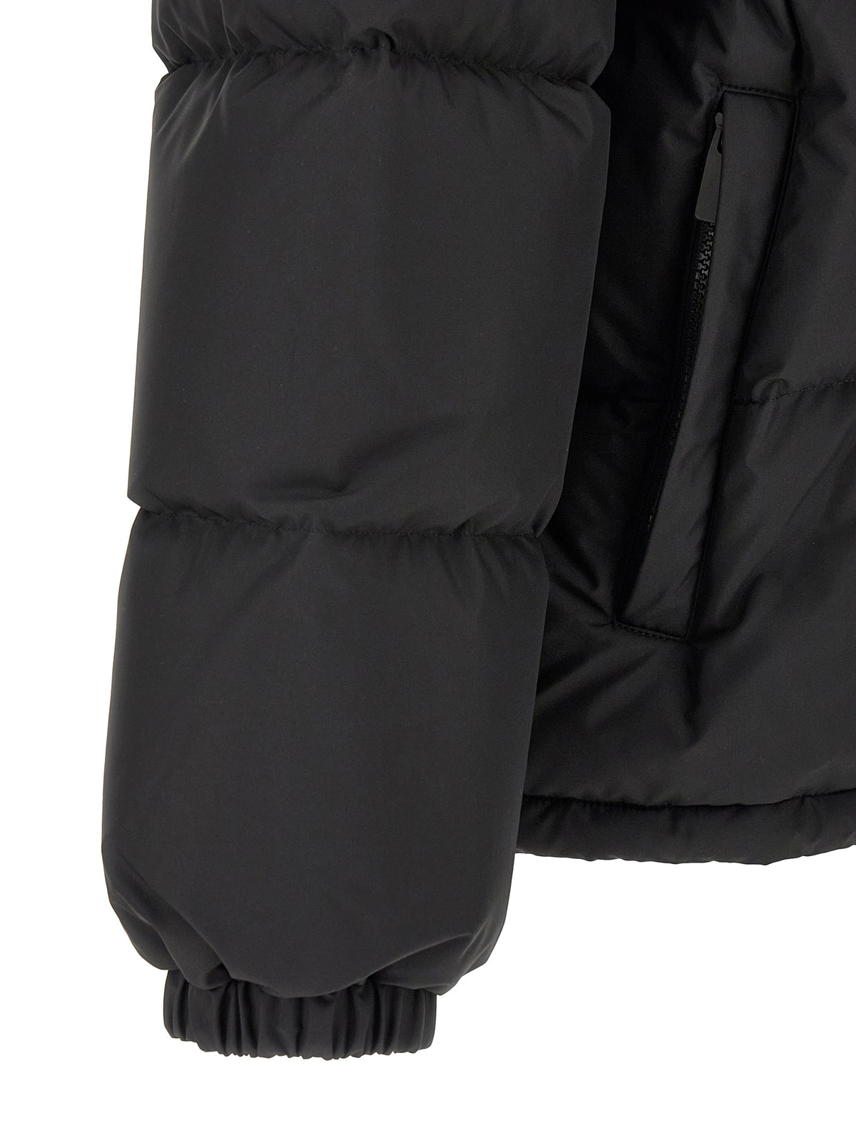 Parka Burberry Snowdon Negra En Poliéster Con Alta Retención
