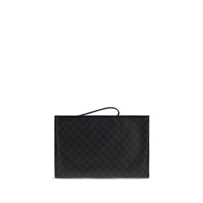 Gucci Black Cotton Essence Classic Style Handbag