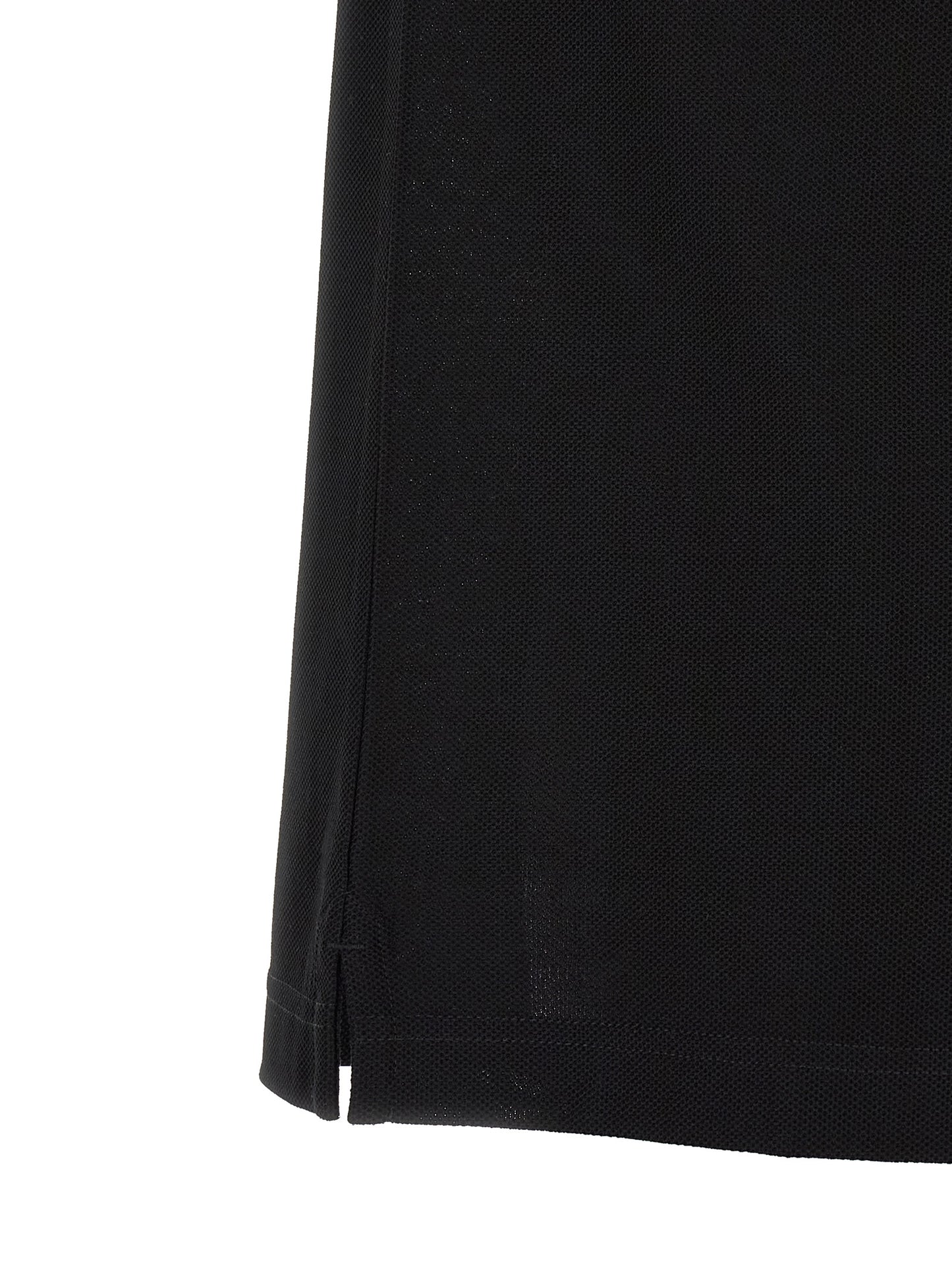 Polo Burberry noir en coton modèle Evan
