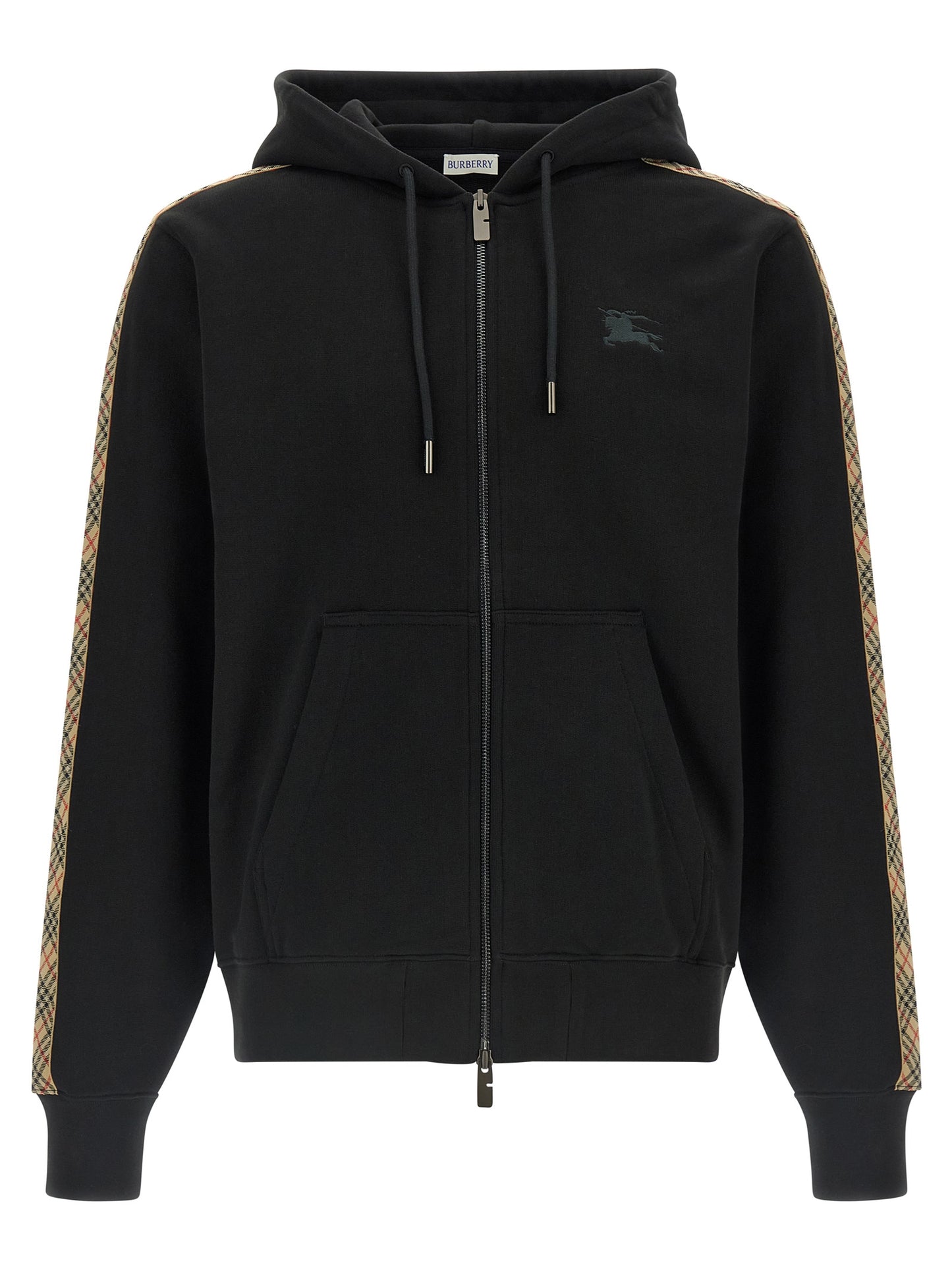 Burberry Sweat-shirt en Coton Noir - Coupe Structurée