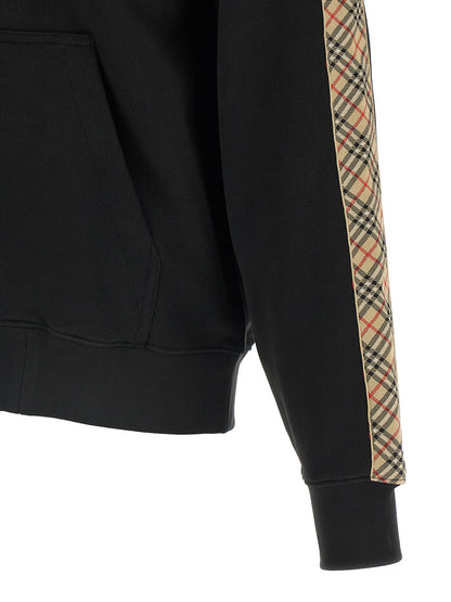 Burberry Sweat-shirt en Coton Noir - Coupe Structurée