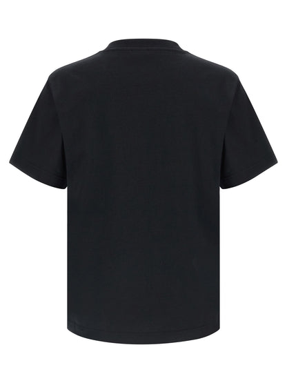 Camiseta Burberry Algodón Negro Modelo Ryan Prenda Básica Versátil Y Cómoda