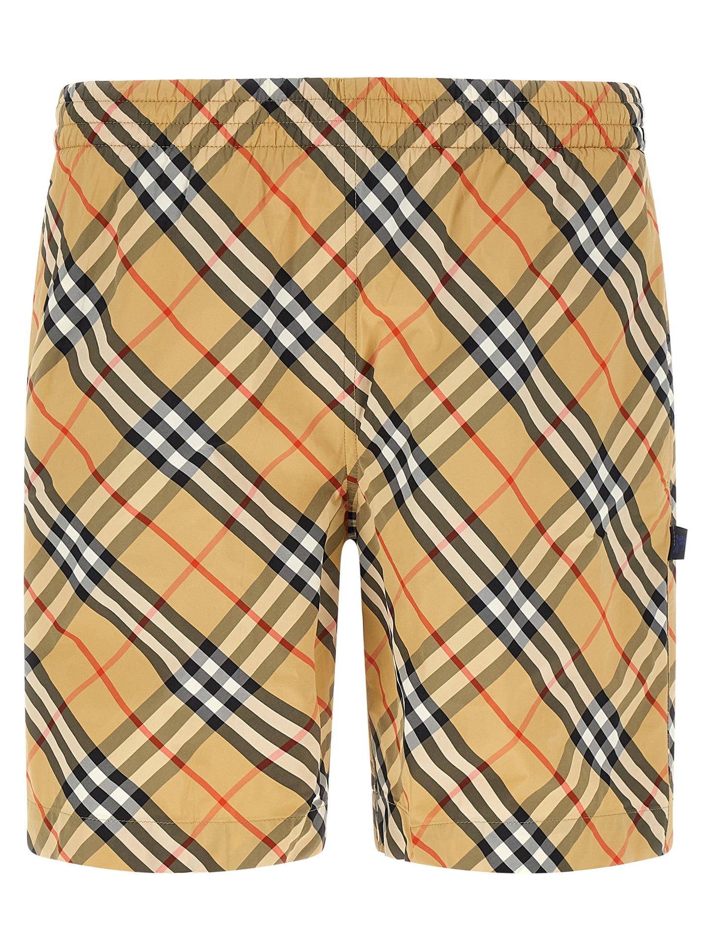 Burberry Beige Polyamide Swim Shorts - Timeless Style