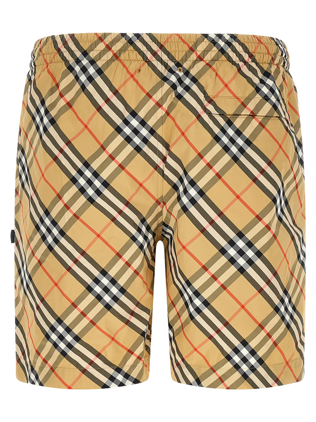 Burberry Beige Polyamide Swim Shorts - Timeless Style