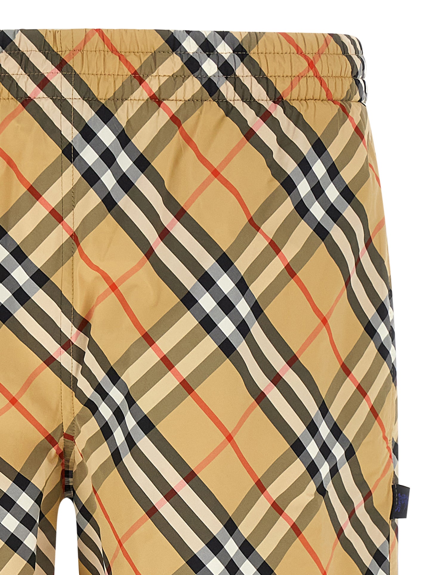 Burberry Beige Polyamide Swim Shorts - Timeless Style