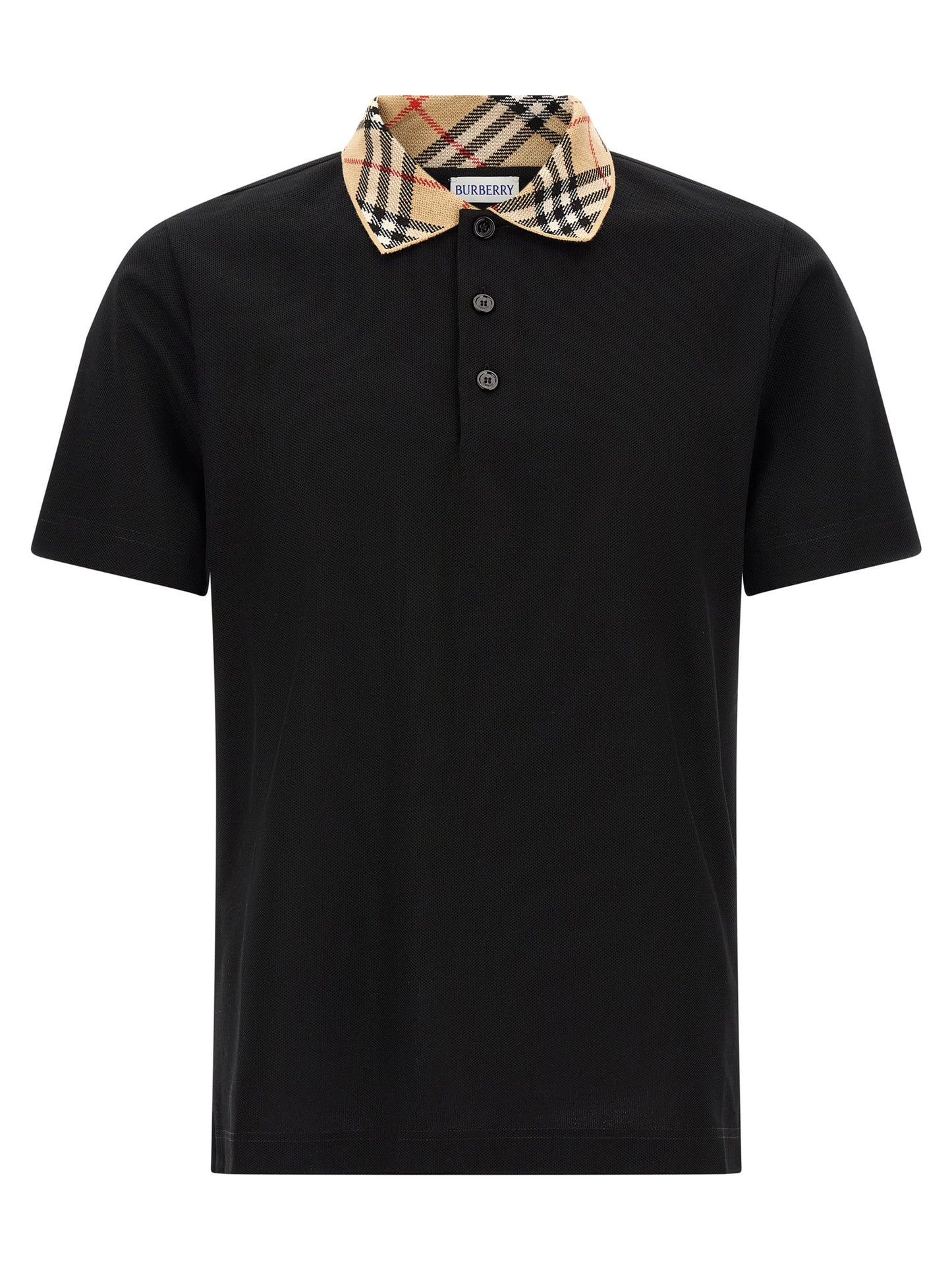 Burberry Black Polo Shirt - Cool and Comfortable Cotton