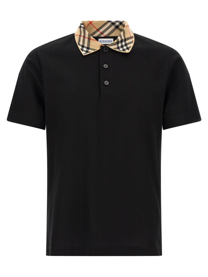 Burberry Black Polo Shirt - Cool and Comfortable Cotton