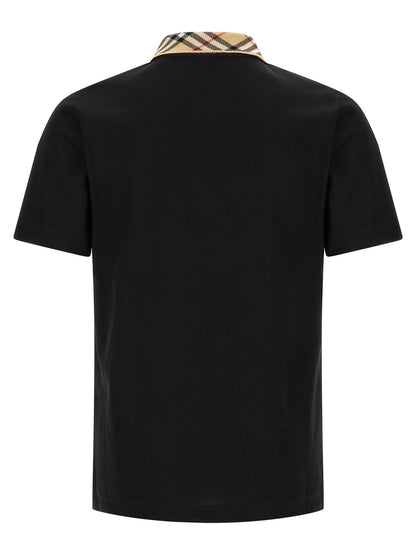 Burberry Black Polo Shirt - Cool and Comfortable Cotton