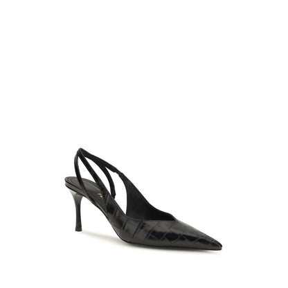 Bombas Ferragamo de Piel de Novillo Negras Modelo Bos Taurus