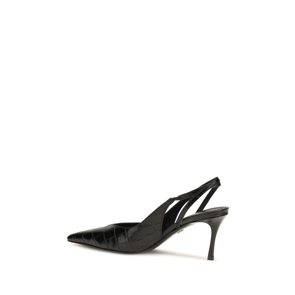 Bombas Ferragamo de Piel de Novillo Negras Modelo Bos Taurus