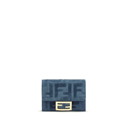 Cartera Fendi De Algodón En Azul Colección Primavera Verano 2026