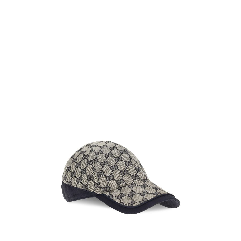 Casquette de baseball Gucci en polyester gris intemporel
