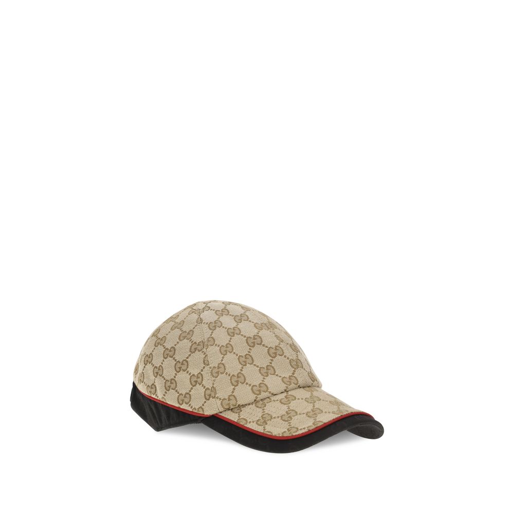 Gorra De Béisbol Gucci En Poliamida Beige Con Diseño Limpio