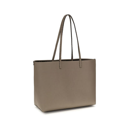 Bolso De Hombro Fendi De Piel De Becerro Beige Bos Taurus