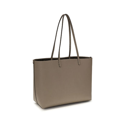 Bolso De Hombro Fendi De Piel De Becerro Beige Bos Taurus