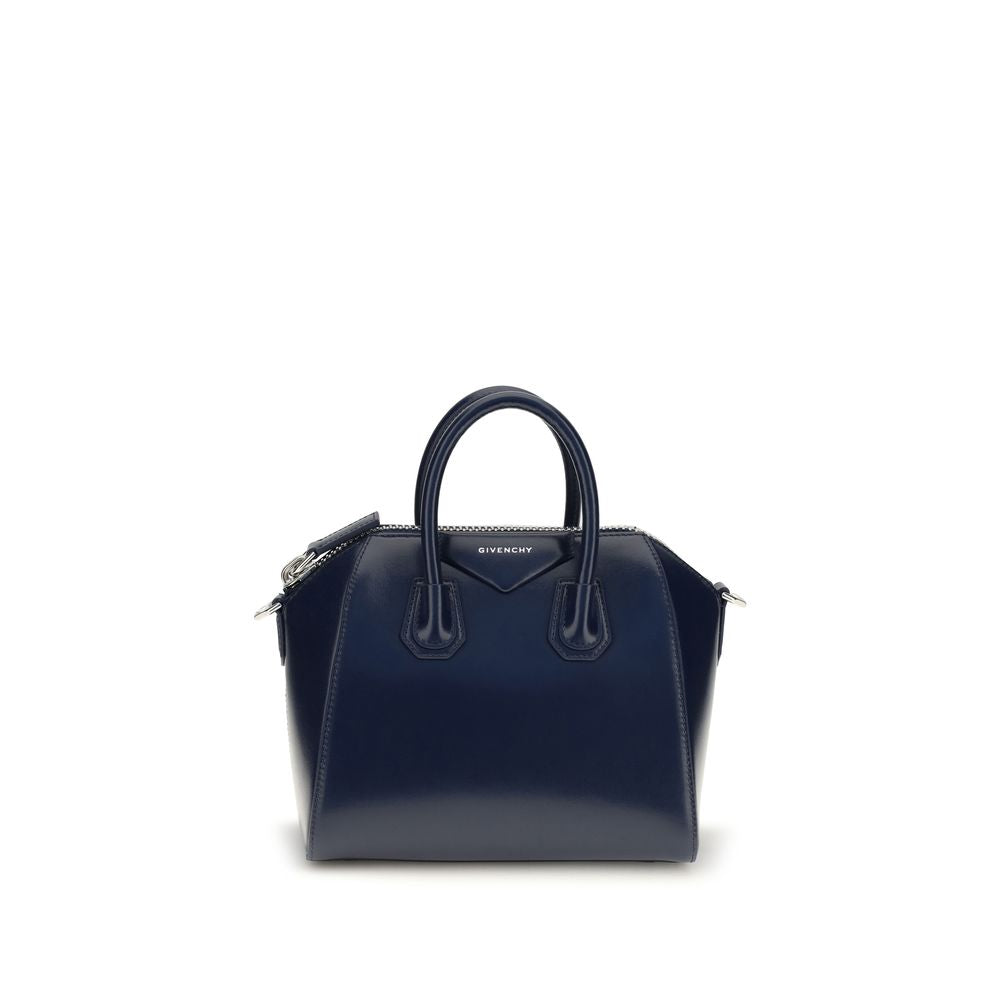 Givenchy Bolso De Mano De Piel De Ternera Azul Bos Taurus