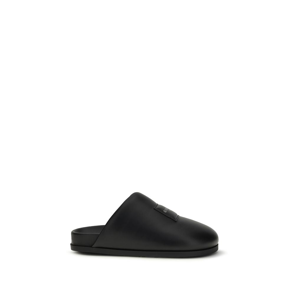 Givenchy Black Calfskin Mules Bos Taurus Model