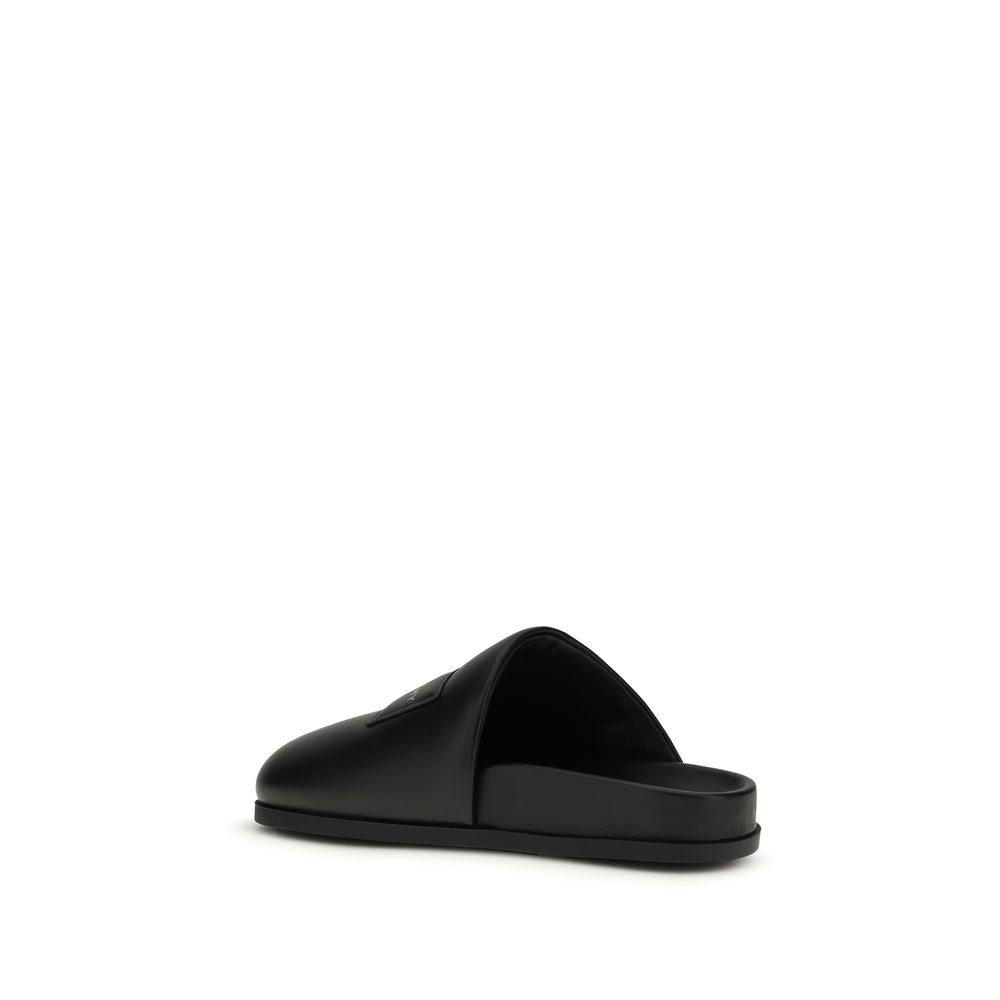 Givenchy Black Calfskin Mules Bos Taurus Model