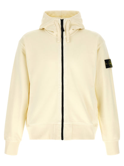 Stone Island White Cotton Sweatshirt Ref 6100009