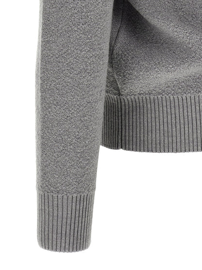 Men's Stone Island Stone Grey Virgin Wool Cardigan