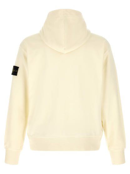 Stone Island White Cotton Sweatshirt Ref 6100009