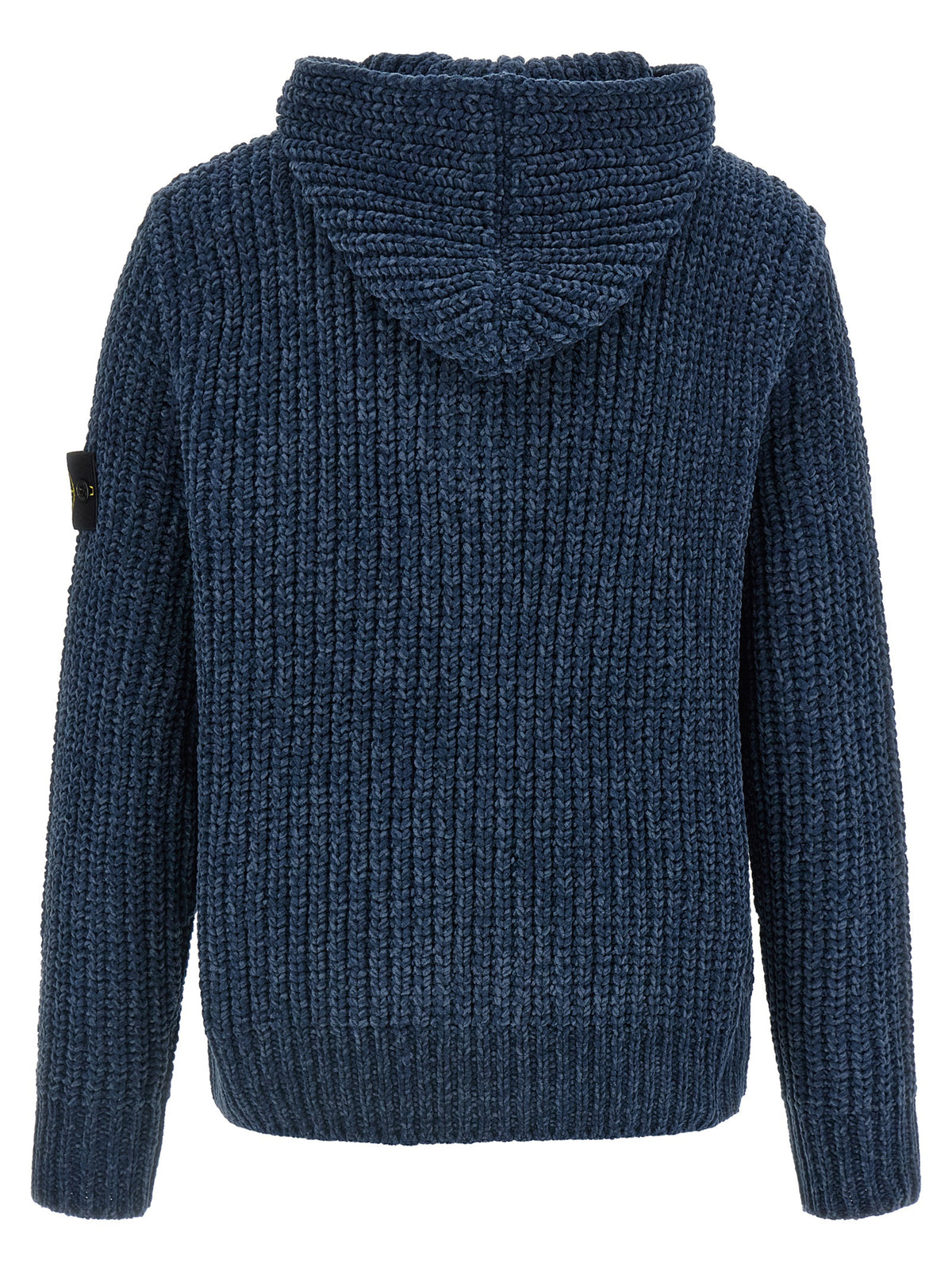 Stone Island Cardigan en coton bleu Modèle 5100065