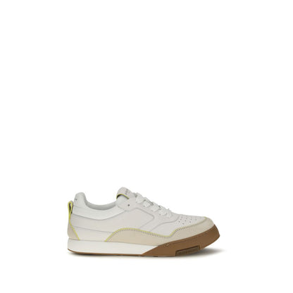 Givenchy White Bos Taurus Calf Leather Low Sneakers