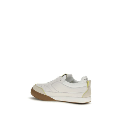 Givenchy White Bos Taurus Calf Leather Low Sneakers
