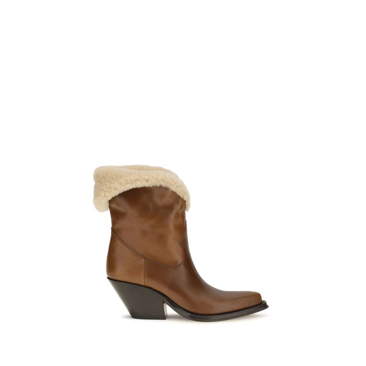 Botines Chloé De Piel De Ternera Color Marrón Bos Taurus