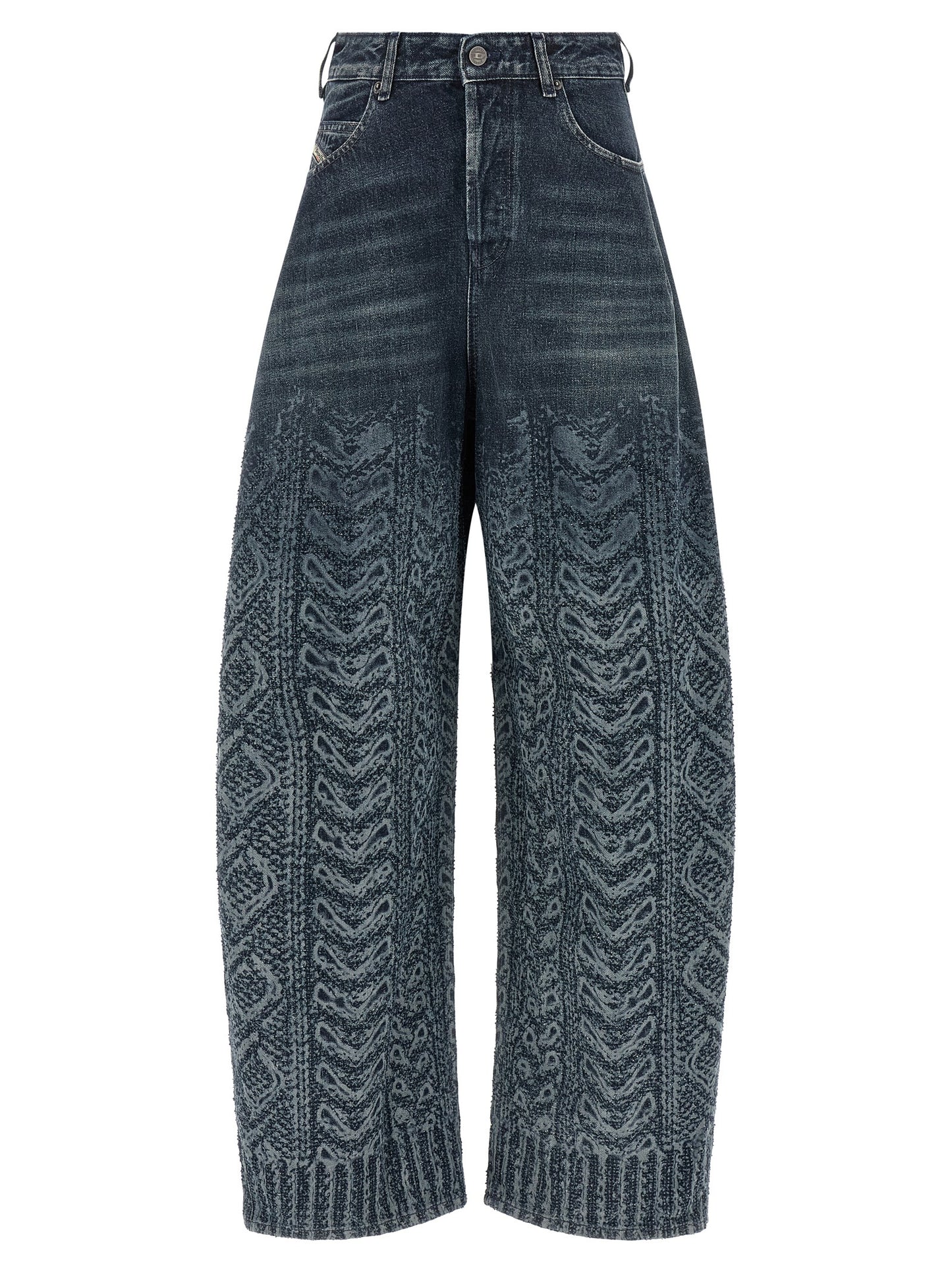 Diesel Jean en coton bleu taille haute 1987 D-Khelz-S2