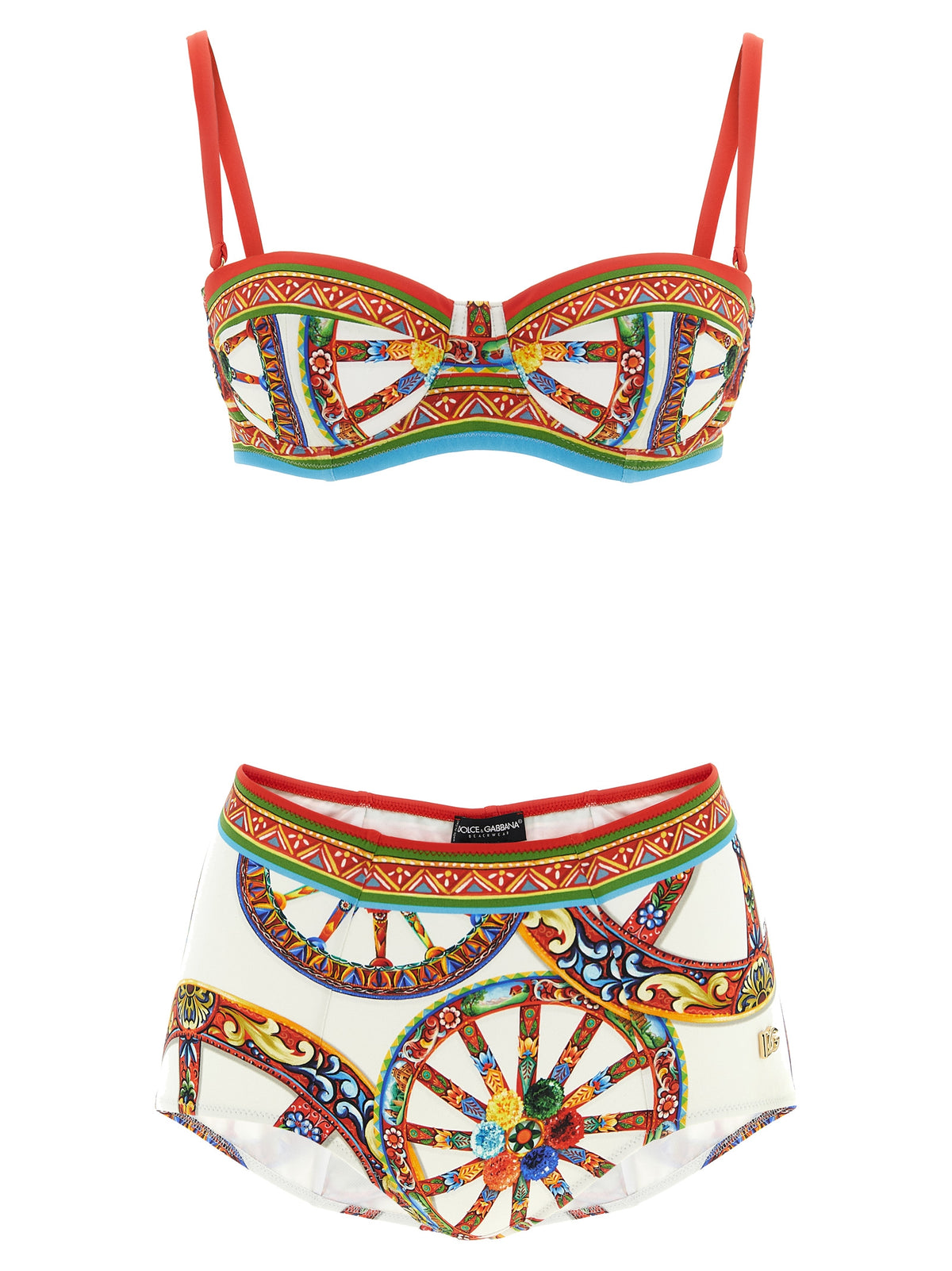 Dolce & Gabbana Multicolor Polyamide Bikini - Balconette Design
