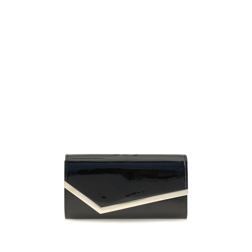 Cartera De Mano Jimmy Choo En Piel De Vaquilla Negra Bos Taurus