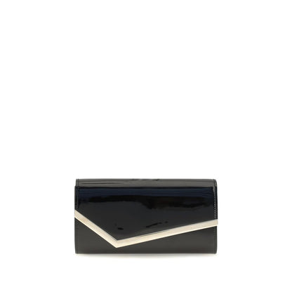 Cartera De Mano Jimmy Choo En Piel De Vaquilla Negra Bos Taurus