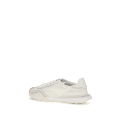Dolce & Gabbana White Calfskin Bos Taurus Sneakers