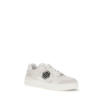 Zapatillas Philipp Plein Predator V2 De Corte Bajo En Poliéster Blanco