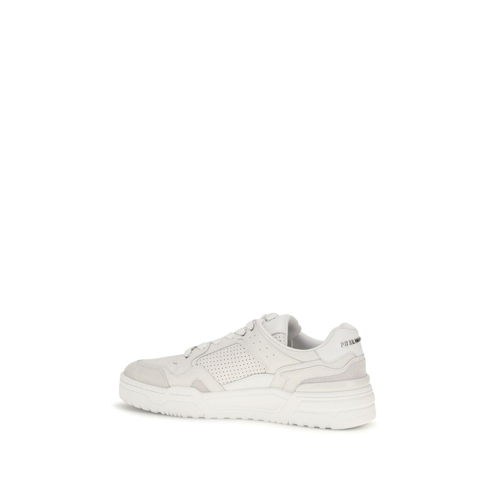 Zapatillas Philipp Plein Predator V2 De Corte Bajo En Poliéster Blanco